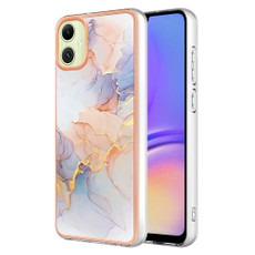 For Samsung Galaxy A05 Electroplating IMD TPU Phone Case(White Marble)