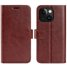 For iPhone 15 R64 Texture Horizontal Flip Leather Phone Case(Brown) For iPhone 15 R64 Texture Horizontal Flip Leather Phone Case(Brown)