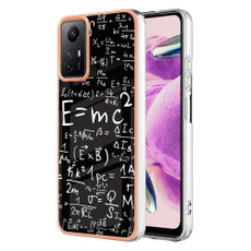 Xiaomi Redmi Note 12S 4G Electroplating Marble Dual-side IMD Phone Case(Equation)