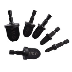 6 PCS / Set Straight Pipe Metal Reamer Hex Shank Electric Expander