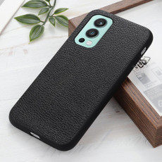 For OnePlus Nord 2 5G Litchi Texture Genuine Leather Folding Protective Case(Black) For OnePlus Nord 2 5G Litchi Texture Genuine Leather Folding Protective Case(Black)