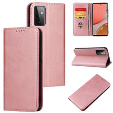 For Samsung Galaxy A72 5G / 4G Calf Texture Magnetic Horizontal Flip Leather Case with Holder & Card Slots & Wallet(Red) For Samsung Galaxy A72 5G / 4G Calf Texture Magnetic Horizontal Flip Leather Case with Holder & Card Slots & Wallet(Red)