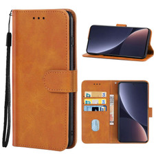 Leather Phone Case For Xiaomi Redmi K50 Pro(Brown) Leather Phone Case For Xiaomi Redmi K50 Pro(Brown)