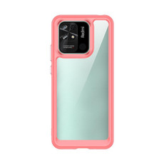 For Xiaomi Redmi 10C Colorful Series Acrylic + TPU Phone Case(Red) For Xiaomi Redmi 10C Colorful Series Acrylic + TPU Phone Case(Red)