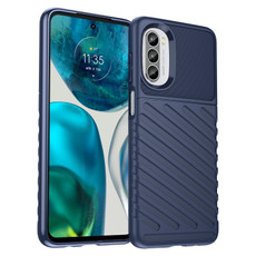 For Motorola Moto G82 Thunderbolt Shockproof TPU Protective Soft Phone Case(Blue)