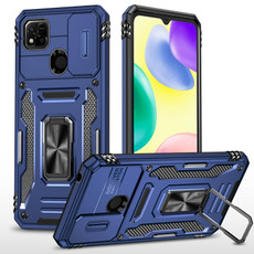 For Xiaomi Redmi 9C / 10A Armor PC + TPU Camera Shield Phone Case(Navy Blue) For Xiaomi Redmi 9C / 10A Armor PC + TPU Camera Shield Phone Case(Navy Blue)