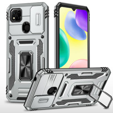 For Xiaomi Redmi 9C / 10A Armor PC + TPU Camera Shield Phone Case(Grey) For Xiaomi Redmi 9C / 10A Armor PC + TPU Camera Shield Phone Case(Grey)