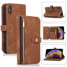 For iPhone X / XS Dream 9-Card Wallet Zipper Bag Leather Phone Case(Brown) For iPhone X / XS Dream 9-Card Wallet Zipper Bag Leather Phone Case(Brown)