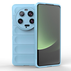 For Xiaomi 13 Ultra Magic Shield TPU + Flannel Phone Case(Light Blue)