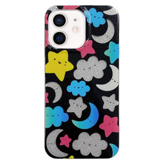For iPhone 11 PC + TPU Dual-side Laminating IMD Phone Case(Black Star Moon) For iPhone 11 PC + TPU Dual-side Laminating IMD Phone Case(Black Star Moon)