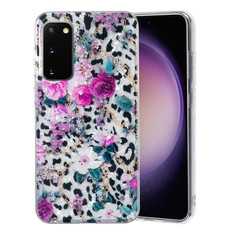 For Samsung Galaxy S20 FE IMD Shell Pattern TPU Phone Case(Leopard Flower)