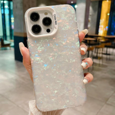 For iPhone 12 Pro Max IMD Shell Texture TPU + Acrylic Phone Case(White) For iPhone 12 Pro Max IMD Shell Texture TPU + Acrylic Phone Case(White)