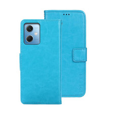 For Xiaomi Redmi Note 12 4G Global idewei Crazy Horse Texture Leather Phone Case with Holder(Sky Blue) For Xiaomi Redmi Note 12 4G Global idewei Crazy Horse Texture Leather Phone Case with Holder(Sky Blue)