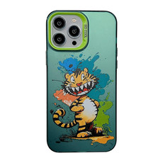 For iPhone 14 Pro Cute Animal Pattern Series PC + TPU Phone Case(Tiger) For iPhone 14 Pro Cute Animal Pattern Series PC + TPU Phone Case(Tiger)