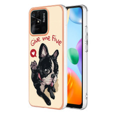 For Xiaomi Redmi 10C Electroplating Marble Dual-side IMD Phone Case(Lucky Dog) For Xiaomi Redmi 10C Electroplating Marble Dual-side IMD Phone Case(Lucky Dog)