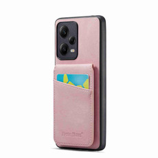 For Xiaomi Redmi Note 12 Pro 5G Global Fierre Shann Crazy Horse Card Holder Back Cover PU Phone Case(Pink) For Xiaomi Redmi Note 12 Pro 5G Global Fierre Shann Crazy Horse Card Holder Back Cover PU Phone Case(Pink)