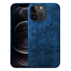 For iPhone 12 Pro Turn Fur Magsafe Magnetic Phone Case(Blue)