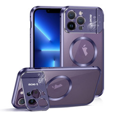 For iPhone 13 Pro Aromatherapy Holder Single-sided MagSafe Magnetic Phone Case(Purple) For iPhone 13 Pro Aromatherapy Holder Single-sided MagSafe Magnetic Phone Case(Purple)