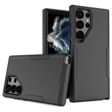 For Samsung Galaxy S23 Ultra 5G 2 in 1 Magnetic PC + TPU Phone Case(Black)