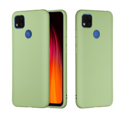 For Xiaomi Redmi 9C Pure Color Liquid Silicone Shockproof Full Coverage Protective Case(Green) For Xiaomi Redmi 9C Pure Color Liquid Silicone Shockproof Full Coverage Protective Case(Green)
