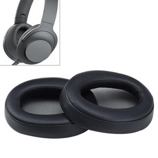 1 Pair Sponge Headphone Protective Case for Sony  MDR 100AAP (Black)