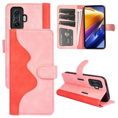 For Xiaomi Poco F4 GT Stitching Horizontal Flip Leather Phone Case(Pink Red) For Xiaomi Poco F4 GT Stitching Horizontal Flip Leather Phone Case(Pink Red)