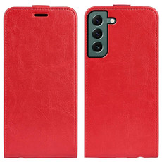 For Samsung Galaxy S23+ 5G R64 Texture Vertical Flip Leather Phone Case(Red)
