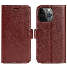 For iPhone 15 Pro Max R64 Texture Horizontal Flip Leather Phone Case(Brown) For iPhone 15 Pro Max R64 Texture Horizontal Flip Leather Phone Case(Brown)