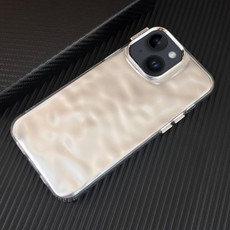 For iPhone 13 3D IMD Water Ripple TPU + Acrylic Electroplated Phone Case(Silver) For iPhone 13 3D IMD Water Ripple TPU + Acrylic Electroplated Phone Case(Silver)