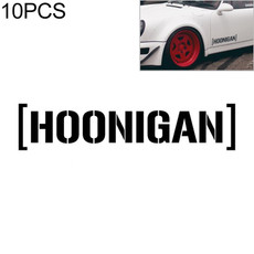 10 PCS HOONIGAN Car Sticker Vinyl Auto Window Decal(Black) 10 PCS HOONIGAN Car Sticker Vinyl Auto Window Decal(Black)