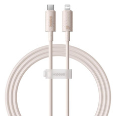 Baseus USB-C / Type-C to 8 Pin 20W Fast Charging Data Cable, Cable Length:1m(Pink)