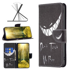 For OPPO A98 5G Colored Drawing Pattern Leather Phone Case(Smirk)