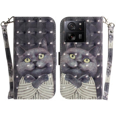 For Xiaomi 13T / 13T Pro / Redmi K60 Ultra 3D Colored Horizontal Flip Leather Phone Case(Hug Cat) For Xiaomi 13T / 13T Pro / Redmi K60 Ultra 3D Colored Horizontal Flip Leather Phone Case(Hug Cat)