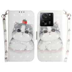 For Xiaomi 13T / 13T Pro / Redmi K60 Ultra 3D Colored Horizontal Flip Leather Phone Case(Cute Cat) For Xiaomi 13T / 13T Pro / Redmi K60 Ultra 3D Colored Horizontal Flip Leather Phone Case(Cute Cat)