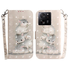 For Xiaomi 13T / 13T Pro / Redmi K60 Ultra 3D Colored Horizontal Flip Leather Phone Case(Squirrels) For Xiaomi 13T / 13T Pro / Redmi K60 Ultra 3D Colored Horizontal Flip Leather Phone Case(Squirrels)