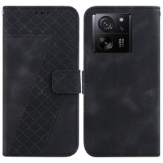 For Xiaomi 13T / 13T Pro / Redmi K60 Ultra 7-shaped Embossed Leather Phone Case(Black) For Xiaomi 13T / 13T Pro / Redmi K60 Ultra 7-shaped Embossed Leather Phone Case(Black)