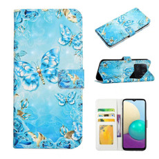 For Xiaomi Mi 11 Ultra Oil Embossed 3D Drawing Leather Phone Case(Blue Butterflies) For Xiaomi Mi 11 Ultra Oil Embossed 3D Drawing Leather Phone Case(Blue Butterflies)