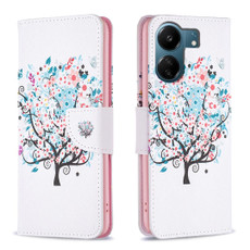 For Xiaomi Redmi 13C Colored Drawing Pattern Leather Phone Case(Tree) For Xiaomi Redmi 13C Colored Drawing Pattern Leather Phone Case(Tree)