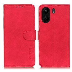 For Xiaomi Redmi 13C KHAZNEH Retro Texture Flip Leather Phone Case(Red)