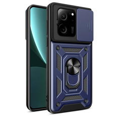 For Xiaomi 13T/13T Pro/Redmi K60 Ultra Sliding Camera Cover Design TPU Hybrid PC Phone Case(Blue) For Xiaomi 13T/13T Pro/Redmi K60 Ultra Sliding Camera Cover Design TPU Hybrid PC Phone Case(Blue)
