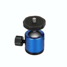 Mini 360 Degree Rotation Panoramic Metal Ball Head for DSLR & Digital Cameras (Blue)