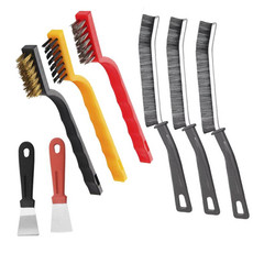 8pcs /Set Multifunctional Kitchen Stove Cleaning Brush Set Range Hood Sink Gap Brush