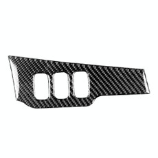 Car Carbon Fiber Dimming Control Panel Decorative Sticker for Mitsubishi Lancer EVO 2008-2015, Left Drive