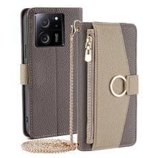 For Xiaomi Redmi K60 Ultra Crossbody Litchi Texture Leather Phone Case(Grey) For Xiaomi Redmi K60 Ultra Crossbody Litchi Texture Leather Phone Case(Grey)
