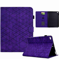 For iPad mini 5/4/32/1 Rhombus TPU Smart Leather Tablet Case(Purple)