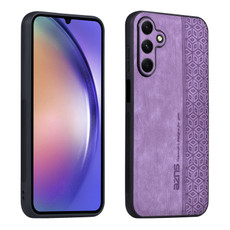 For Samsung Galaxy A05s AZNS 3D Embossed Skin Feel Phone Case(Purple)