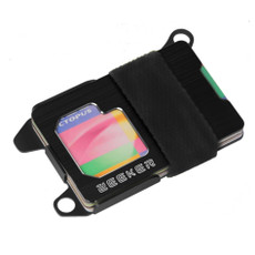 ZEEKER RFID Metal Card Holder EDC Multi-function Wallet(Black Cloth Belt)