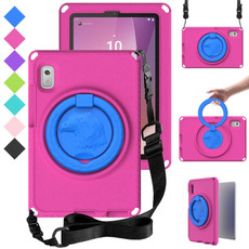 For Lenovo Tab M9 2023 EVA Hybrid PC Shockproof Tablet Case(Rose Red)