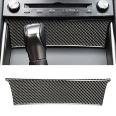 Car Carbon Fiber Central Control Panel Decorative Sticker for Lexus IS250 2013-, Left Drive B Style