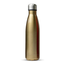 JUNSUNMAY 304 Stainless Steel Double-layer Vacuum Insulated Water Bottle, Capacity:350ml(Golden)